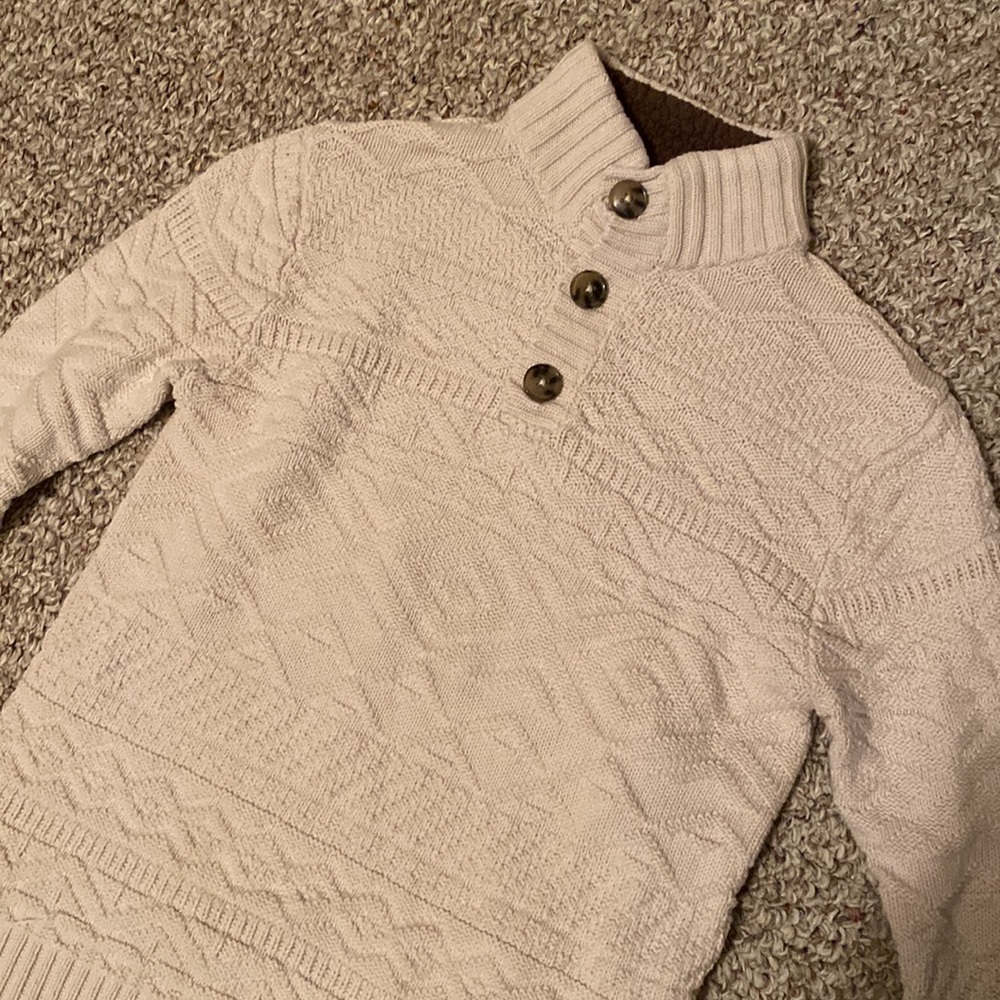 Boys cable knit sweater size medium 8/10